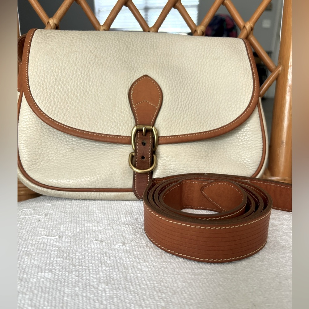 Very Rare Pre-Tag Bone Double Pocket Buckle Crossbody